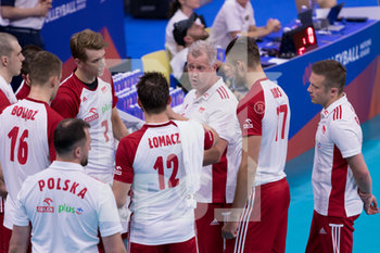2019-06-22 - time-out Polonia (coach Vital Heynen) - NATIONS LEAGUE MEN - POLONIA VS SERBIA - INTERNATIONALS - VOLLEYBALL